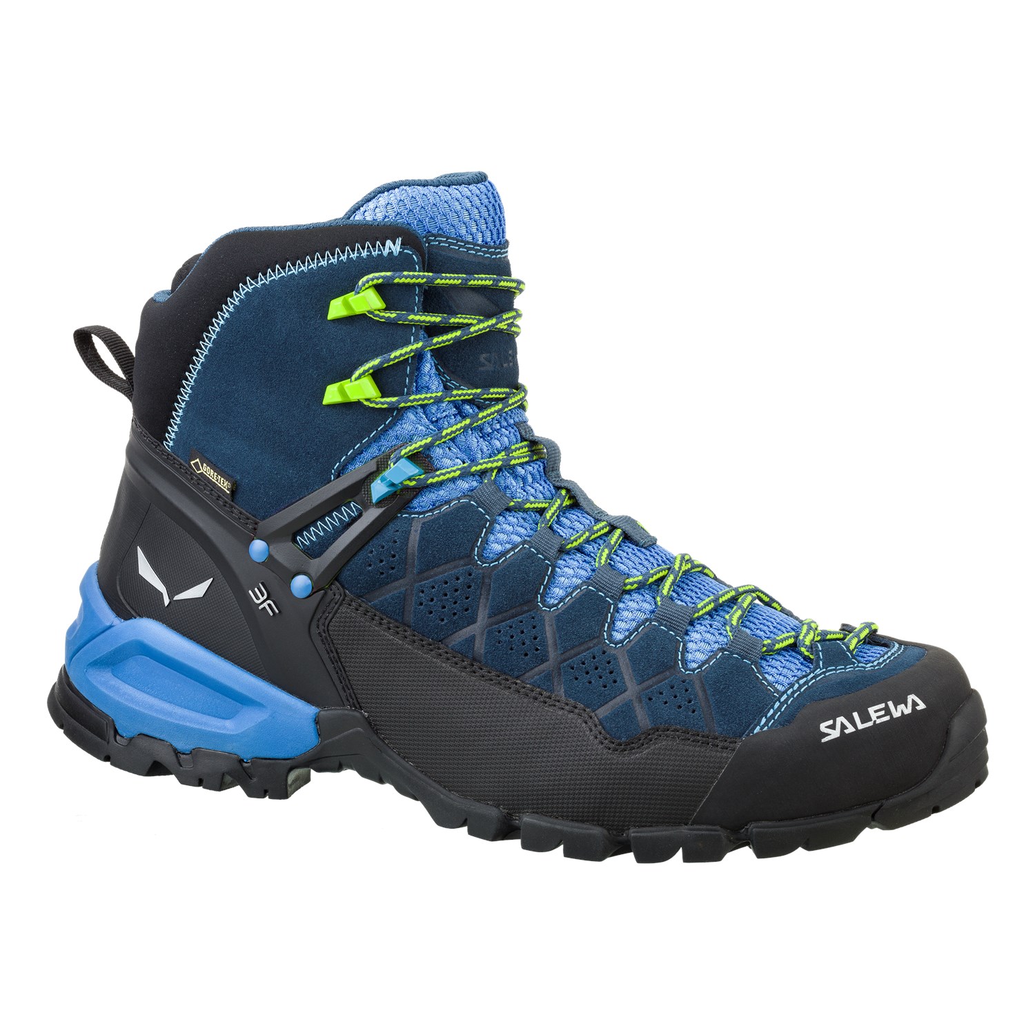 Salewa Men's Alp Trainer Mid GORE-TEX® Hiking Boots Blue OKE-187492